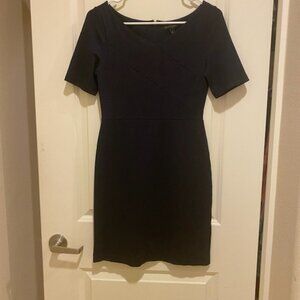 Banana Republic Factory - Navy and White Polka Dot Dress - Size 2